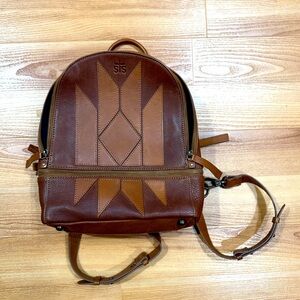 STS Ranchwear Kai brown leather backpack